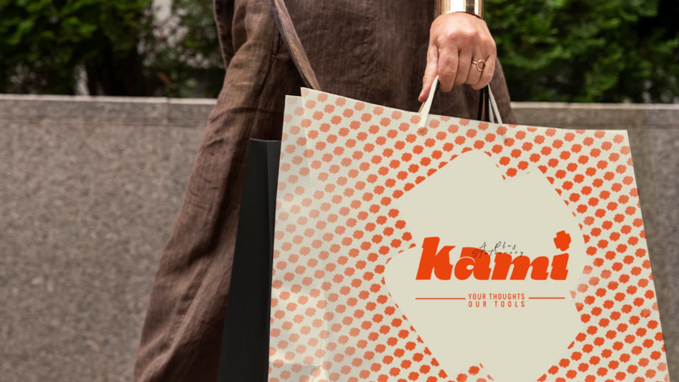Kami Stationery alışveriş çantası uygulaması