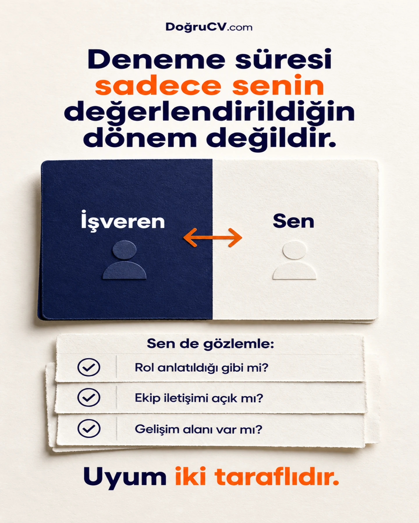 DoğruCV deneme süresi sosyal medya paylaşımı